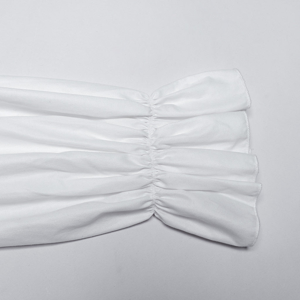 WY-1684CCM Mens Gothic Pleated Ruffle Shirt Victorian Steampunk Style?-??Punk Rave Clothing