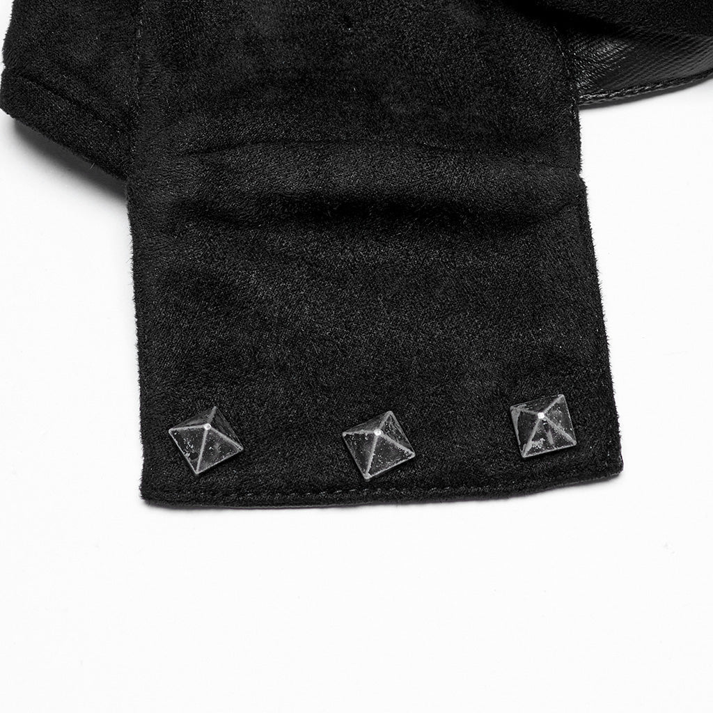 WY-1687DPM Punk Coat Asymmetric Detachable Cloak Hooded Goth Style?-??Punk Rave Clothing