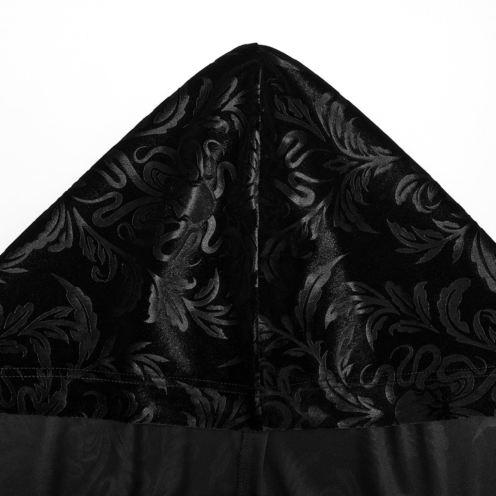 WY-1694DPM Gothic Hooded Cloak Oversized Sleeveless Drape Coat for Men?-??Punk Rave Clothing
