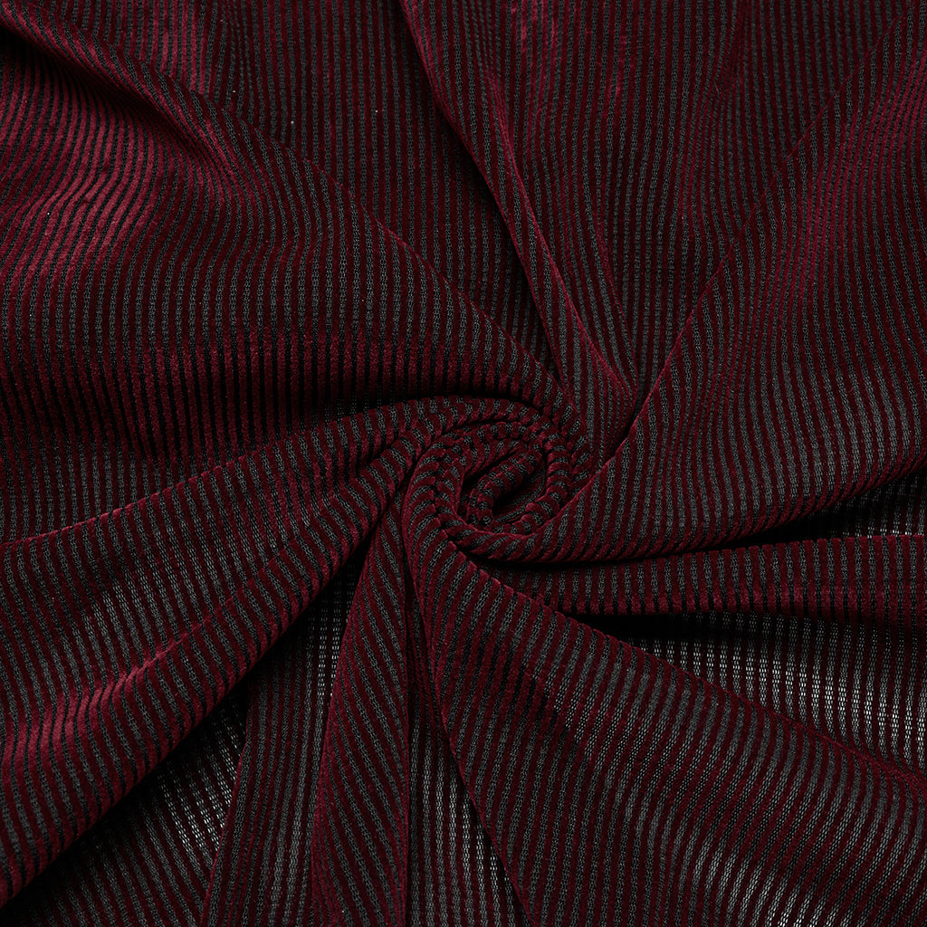 WY-1794CCM Mens Gothic Velvet Double Breasted Burgundy Shirt Trendy