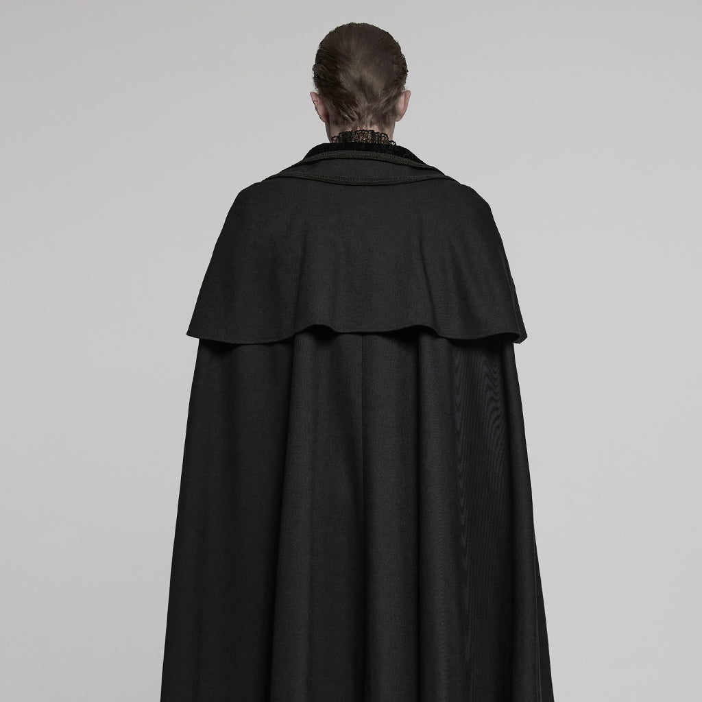 WY-1810DPM Vintage Gothic Coat Victorian Steampunk Full-Length Cloak