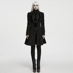 WY-2011ECF Elegant Victorian Inspired Gothic Coat with Intricate Embroidery