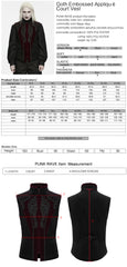 WY-2030MJM Gothic Vest with Baroque Embroidery Jacquard Sleeve Detailed Design