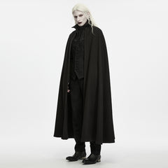 WY-2041EDM Gothic Coat Long Black Cloak Victorian Vampire Style