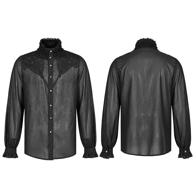 WY-1380XCM Gothic asymmetric shirt