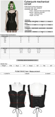WY-1904SYF Edgy Punk Corset Dress with Studded Details