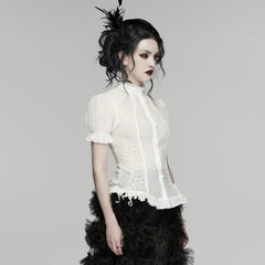 WY-1916CDF Victorian Inspired Lace Gothic Shirts for Women
