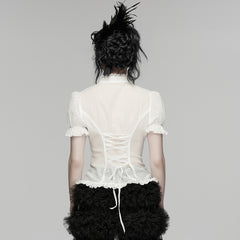 WY-1916CDF Victorian Inspired Lace Gothic Shirts for Women